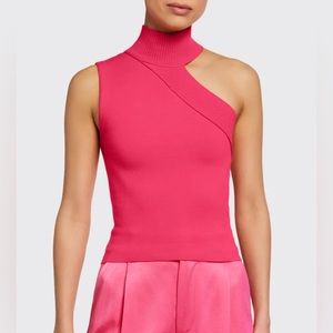 Alice & Olivia Kiki Sweater Top size XS Wild Pink